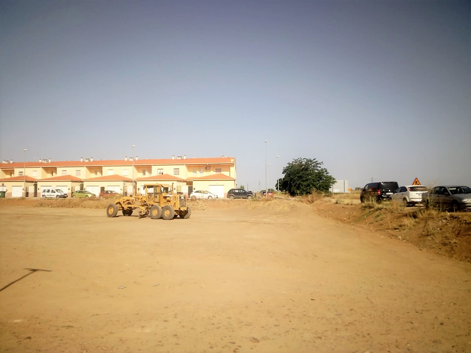 Obras aparcamientos en el Centro de Salud