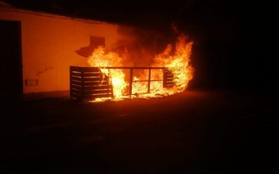 QUEMA DE CONTENEDORES